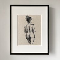 Frau Gazing Kunstdruck von emilyruthdesign