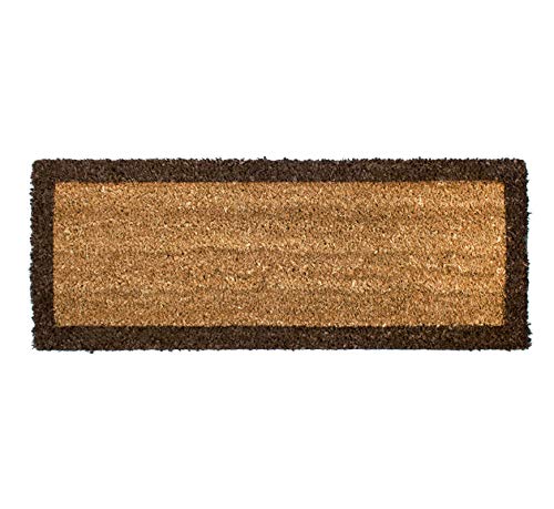 emmevi Fußmatte aus Kokosfaser, mehrere Größen, rutschfest, Modell: Kokos, mit Rand, 27 x 70 cm, Braun emmevi Fußmatte aus Kokosfaser, mehrere Größen, rutschfest, Modell: Kokos, mit Rand, 27 x 70 cm, Braun von emmevi