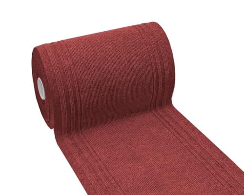 emmevi Rutschfester Teppichläufer für den Innen- und Außenbereich, saugfähige Fußmatte, Modell: Passat, 67 x 600 cm, Bordeaux emmevi Rutschfester Teppichläufer für den Innen- und Außenbereich, saugfähige Fußmatte, Modell: Passat, 67 x 600 cm, Bordeaux von emmevi