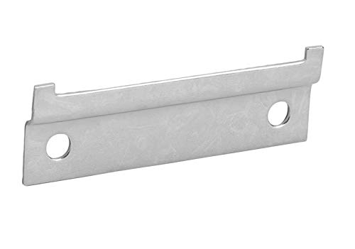 emoebelbeschlaege Schrankaufhängeschiene Aufhängeschiene Länge 80mm Schrankschiene Wandschiene Aufhänger für Oberschrank (1x Aufhängeschiene L.80) von emoebelbeschlaege