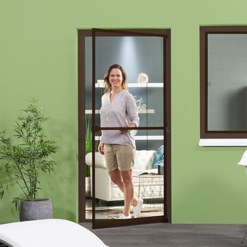 empasa Insektenschutz Fliegengitter Tür Alurahmen MASTER PRO, individuell kürzbar, weiß, braun, anthrazit, in den Größen 100 x 210 cm / 120 x 240 cm, als Selbstbausatz empasa Insektenschutz Fliegengitter Tür Alurahmen MASTER PRO, individuell kürzbar, weiß, braun, anthrazit, in den Größen 100 x 210 cm / 120 x 240 cm, als Selbstbausatz von empasa