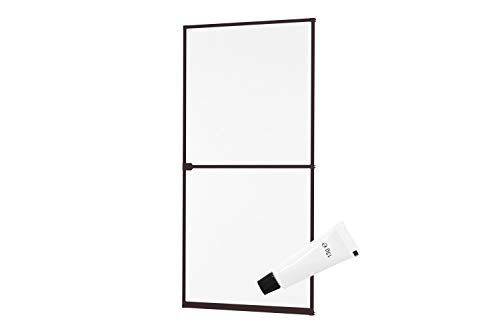 empasa Insektenschutz Fliegengitter Tür Alurahmen START mit Scharnierkleber in weiß, braun oder anthrazit 100 x 210 cm empasa Insektenschutz Fliegengitter Tür Alurahmen START mit Scharnierkleber in weiß, braun oder anthrazit 100 x 210 cm von empasa