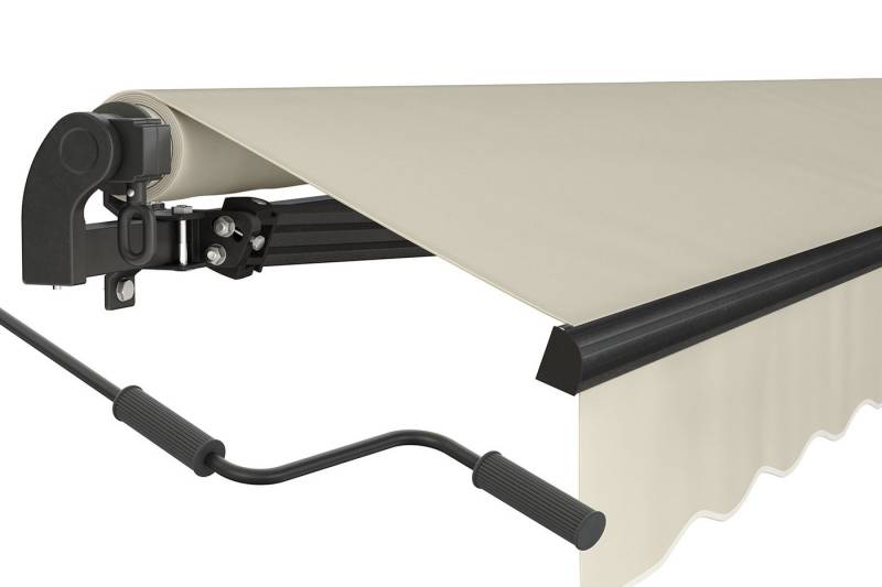 empasa Gelenkarmmarkise "START" manuelle Markise für Balkon, Aluminium-Gestell in anthrazit von empasa