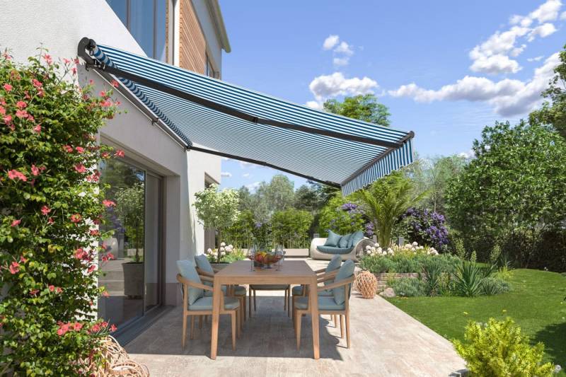 empasa Gelenkarmmarkise "START" manuelle Markise für Balkon, Aluminium-Gestell in anthrazit empasa Gelenkarmmarkise "START" manuelle Markise für Balkon, Aluminium-Gestell in anthrazit von empasa