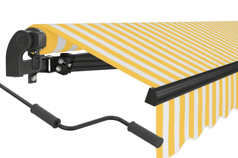 empasa Gelenkarmmarkise "START" manuelle Markise für Balkon, Aluminium-Gestell in anthrazit von empasa