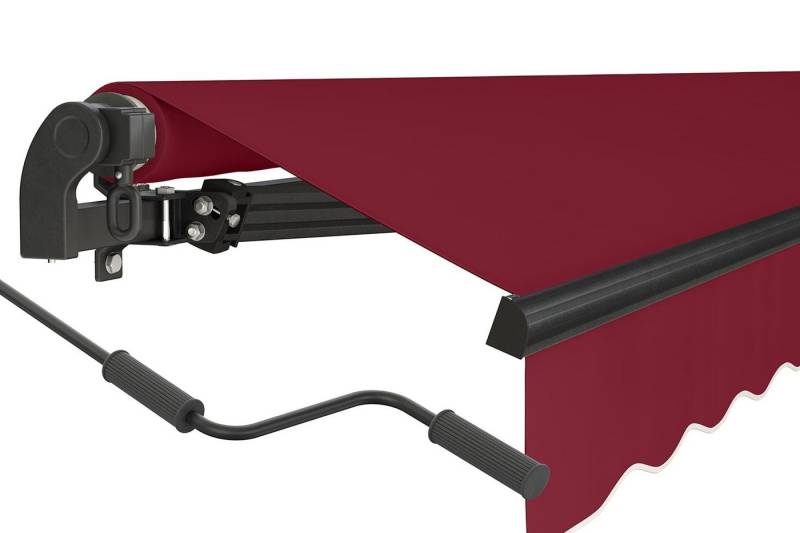 empasa Gelenkarmmarkise "START" manuelle Markise für Balkon, Aluminium-Gestell in anthrazit von empasa