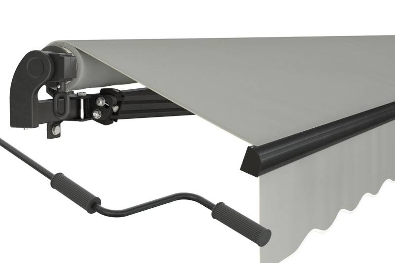 empasa Gelenkarmmarkise "START" manuelle Markise für Balkon, Aluminium-Gestell in anthrazit von empasa