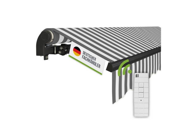 empasa Gelenkarmmarkise "START PLUS" elektrische Markise mit Fernbedienung & Handkurbel empasa Gelenkarmmarkise "START PLUS" elektrische Markise mit Fernbedienung & Handkurbel von empasa