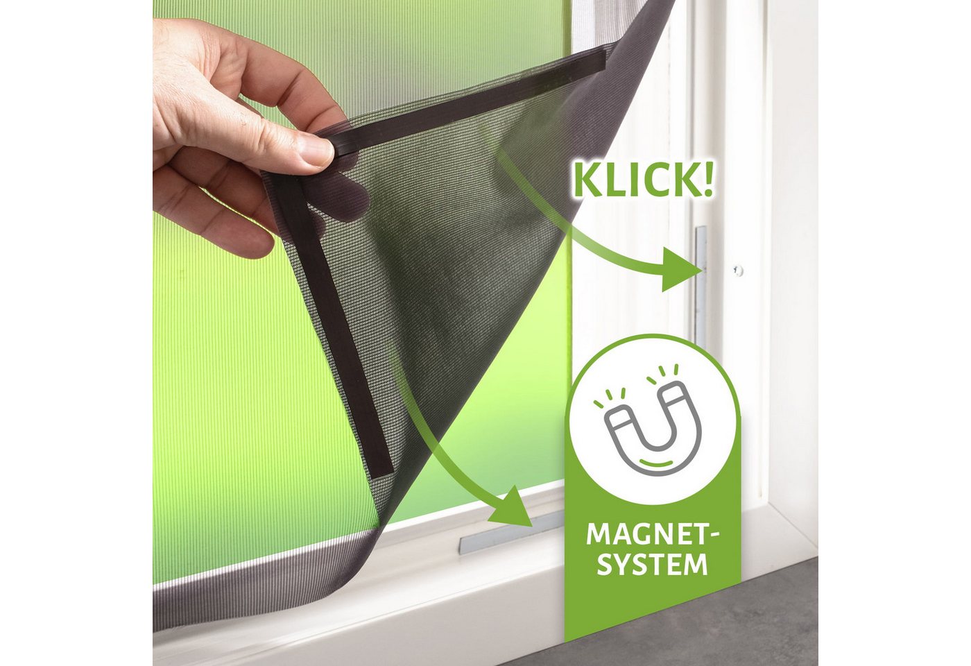 empasa Insektenschutz-Fensterrahmen DELUXE, Fliegengitter Magnetfenster "DELUXE" Pollenschutz empasa Insektenschutz-Fensterrahmen DELUXE, Fliegengitter Magnetfenster "DELUXE" Pollenschutz von empasa