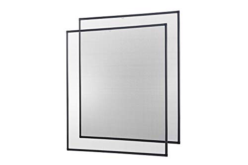 empasa Insektenschutz Fliegengitter Fenster Alurahmen Basic weiß, braun oder anthrazit, 130 x 150 cm 2er SET empasa Insektenschutz Fliegengitter Fenster Alurahmen Basic weiß, braun oder anthrazit, 130 x 150 cm 2er SET von empasa