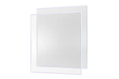 empasa Insektenschutz Fliegengitter Fenster Alurahmen Basic weiß, braun oder anthrazit, 130 x 150 cm 2er SET empasa Insektenschutz Fliegengitter Fenster Alurahmen Basic weiß, braun oder anthrazit, 130 x 150 cm 2er SET von empasa
