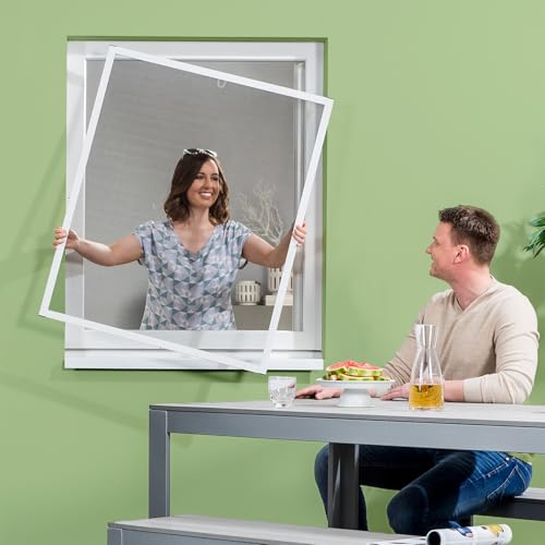 empasa Insektenschutz Fliegengitter Fenster Alurahmen Master Slim MATTE OPTIK zuschneidbar, weiß oder anthrazit in verschiedenen Größen als Selbstbausatz empasa Insektenschutz Fliegengitter Fenster Alurahmen Master Slim MATTE OPTIK zuschneidbar, weiß oder anthrazit in verschiedenen Größen als Selbstbausatz von empasa