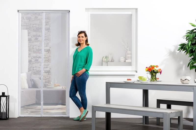 empasa Insektenschutz-Tür "COMBI", Klemm-Magnet-Lamellenvorhang Insektenschutz Fliegengitter Vorhang von empasa