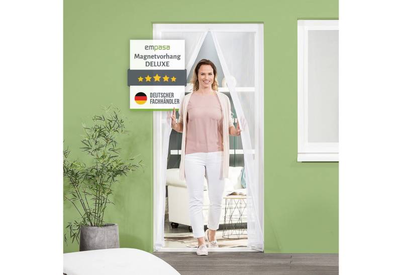 empasa Insektenschutz-Tür DELUXE, Lamellenvorhang Magnetverschluss Insektenschutzvorhang "Deluxe" von empasa