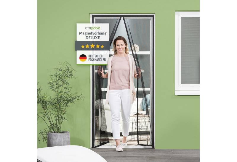 empasa Insektenschutz-Tür DELUXE, Lamellenvorhang Magnetverschluss Insektenschutzvorhang "Deluxe" von empasa