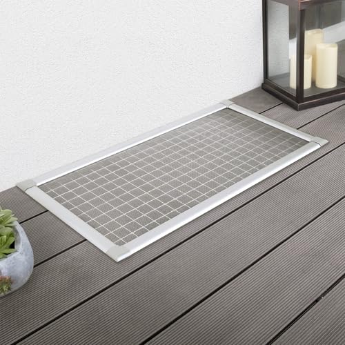 empasa Lichtschachtabdeckung 'Master' Kellerschachtabdeckung mit Edelstahlgewebe kürzbarer Selbstbausatz, 60 x 115 cm oder 80 x 150 cm empasa Lichtschachtabdeckung 'Master' Kellerschachtabdeckung mit Edelstahlgewebe kürzbarer Selbstbausatz, 60 x 115 cm oder 80 x 150 cm von empasa
