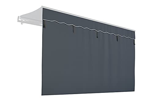 empasa Markisen Volant Markisenstoff Markisen-Zubehör Sonnenschutz Sichtschutz für unsere Gelenkarmmarkisen 'Start' und 'Start Plus', Farbe:anthrazit, Größe:250 cm empasa Markisen Volant Markisenstoff Markisen-Zubehör Sonnenschutz Sichtschutz für unsere Gelenkarmmarkisen 'Start' und 'Start Plus', Farbe:anthrazit, Größe:250 cm von empasa
