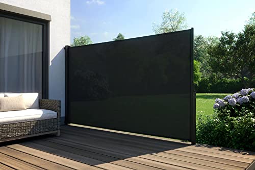 empasa Seitenmarkise Start 3.0 Sichtschutz Sonnenschutz Windschutz Markise ausziehbar in schwarz, Verschiedene Größen empasa Seitenmarkise Start 3.0 Sichtschutz Sonnenschutz Windschutz Markise ausziehbar in schwarz, Verschiedene Größen von empasa