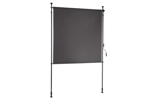 empasa Senkrechtmarkise Vertikalmarkise Klemmmarkise Außenrollo ausziehbar Montage ohne Bohren Sichtschutz Windschutz für Balkon und Terrasse wetterfest in anthrazit Balkonrollo mit Handkurbel empasa Senkrechtmarkise Vertikalmarkise Klemmmarkise Außenrollo ausziehbar Montage ohne Bohren Sichtschutz Windschutz für Balkon und Terrasse wetterfest in anthrazit Balkonrollo mit Handkurbel von empasa