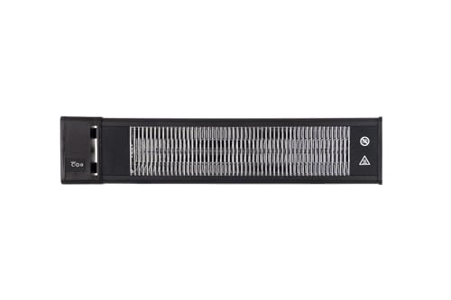 empasa elektrischer Wandheizer 'Comfort' Elektroheizer Infrarot Heizstrahler Terrassenheizer für Decken- und Wandmontage mit Fernbedienung, mit oder ohne Halterung für unsere Markisen von empasa