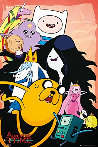 Adventure Time - Collage - Abenteuerzeit mit Finn und Jake Poster Plakat Druck - Grösse 61x91,5 cm von empireposter