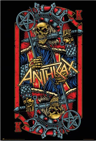 Anthrax - Evil Kings - Musikposter Classics - Grösse 61x91,5 cm von empireposter