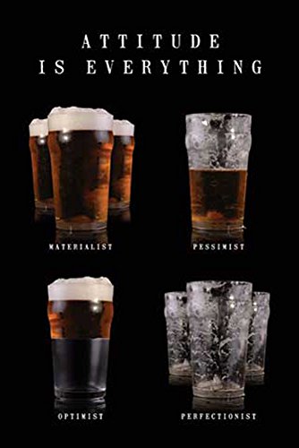Beer - Attitude - Poster Foto Bier - Grösse 61x91,5 cm + Wechselrahmen, Shinsuke® Maxi Aluminium schwarz von empireposter
