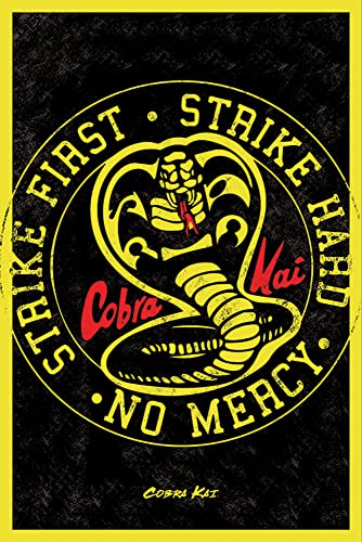 Cobra Kai - 2 - Emblem - Poster Plakat Druck - Größe 61x91,5 cm von empireposter