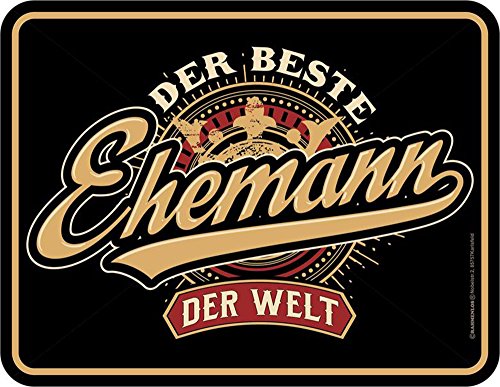 empireposter Ehe - Beste Ehemann der Welt - Blechschild mit Spruch, 4 Saugnäpfe - Blech-Schild Blech Schild Fun, Größe 22x17 empireposter Ehe - Beste Ehemann der Welt - Blechschild mit Spruch, 4 Saugnäpfe - Blech-Schild Blech Schild Fun, Größe 22x17 von empireposter