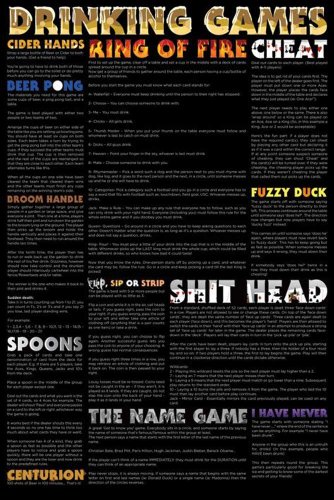 Fun Drinking Games 2012 Alkohol Spirtuosen Poster Plakat Druck - Grösse 61x91,5 cm von empireposter