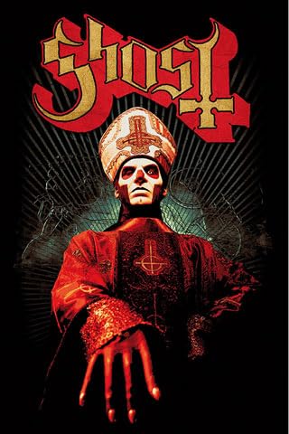 Ghost - Papa Emeritus - Musik Poster Druck Grösse 61x91,5 cm + 1 Packung tesa Powerstrips® - Inhalt 20 Stück von empireposter
