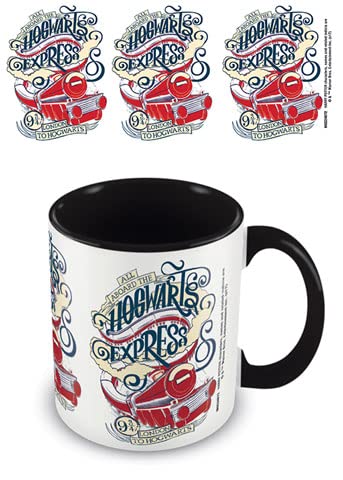Harry Potter - All Aboard - Black and White - Keramik Tasse - Größe Ø8,5 H9,5 cm Harry Potter - All Aboard - Black and White - Keramik Tasse - Größe Ø8,5 H9,5 cm von empireposter