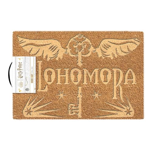Harry Potter - Alohomora - geprägte Fußmatte, Größe: 60 x 40 cm Türmatte Kokos von empireposter