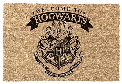 Harry Potter - Hogwarts Crest - Fußmatte, Größe: 60 x 40 cm Türmatte Kokos von empireposter