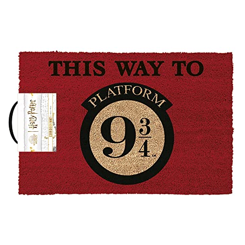 Harry Potter - Platform 9 3/4 - Fußmatte, Größe: 60 x 40 cm Türmatte Kokos von empireposter