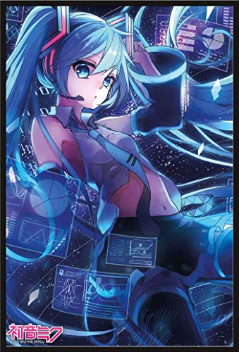 Hatsune Miku - Screen - Poster Plakat Druck - Größe 61x91,5 cm + Wechselrahmen, Shinsuke® Maxi Kunststoff schwarz, Acryl-Scheibe von empireposter