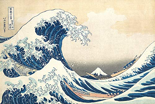 Hokusai, Katsushika - Poster - The Great Wave + Ü-Poster von empireposter