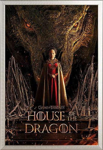 House of The Dragon - One Sheet - Film Poster Plakat - Grösse 61x91,5 cm + Wechselrahmen, Shinsuke® Maxi Aluminium Silber, Acryl-Scheibe von empireposter