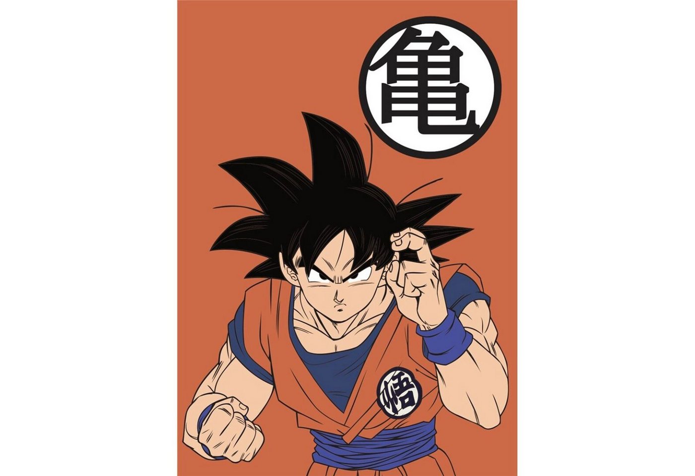 Kinderdecke Dragon Ball - Son-Goku - Kuscheldecke Fleecedecke, empireposter von empireposter