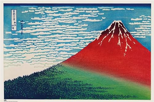 Kunstposter- Katsushika Hokusai - Poster Druck - Größe 91,5x61 cm von empireposter