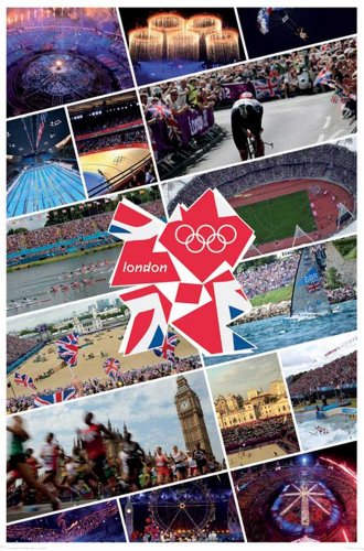 London 2012 Olympics - Collage Sport Olympiade England Poster Plakat - Grösse 61x91,5 cm von empireposter