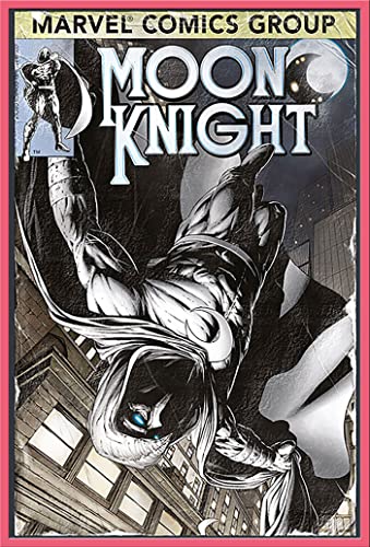 Moon Knight - Held - Marvel Comic Film Kino Poster 61x91,5 cm + Wechselrahmen, Shinsuke® Maxi Kunststoff rosa, Acryl-Scheibe von empireposter