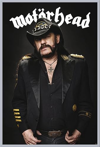 Motorhead - Lemmy - Hard Rock Musik - Poster Druck - Größe 61x91,5 cm + Wechselrahmen, Shinsuke® Maxi Kunststoff Silber, Acryl-Scheibe von empireposter