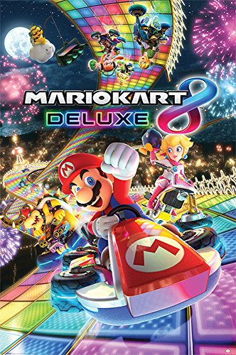 Nintendo - Mario Kart 8 Deluxe - Videospiel - Poster Plakat Druck, Wohnzimmer - Größe 61x91,5 cm, Bunt von empireposter