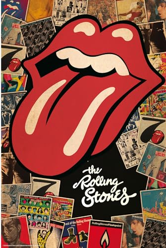Rolling Stones - Collage Musik - Poster Druck - Größe 61x91,5 cm von empireposter
