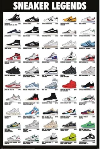 Sneakers - Legends - Poster - Größe 61x91,5 cm Sneakers - Legends - Poster - Größe 61x91,5 cm von empireposter