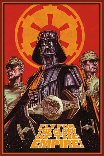 Star Wars - Fly for The Glory - Filmposter Kino Movie Science Fiction Sci Fi - Grösse 61x91,5 cm von empireposter