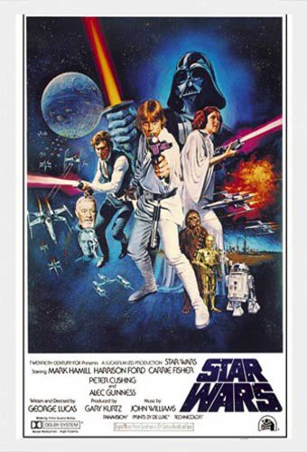 Star Wars - Orange Sword of Darth Vader - Filmposter Kino Movie Science Fiction Sci Fi - Grösse 61x91,5 cm + Wechselrahmen, Shinsuke® Maxi MDF Weiss, Acryl-Scheibe von empireposter