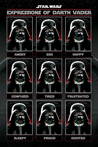 Star Wars - Poster - Expressions of Darth Vader + Ü-Poster von empireposter