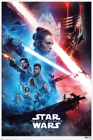 Star Wars - Poster - Rise of Skywalker - Saga + Ü-Poster von empireposter